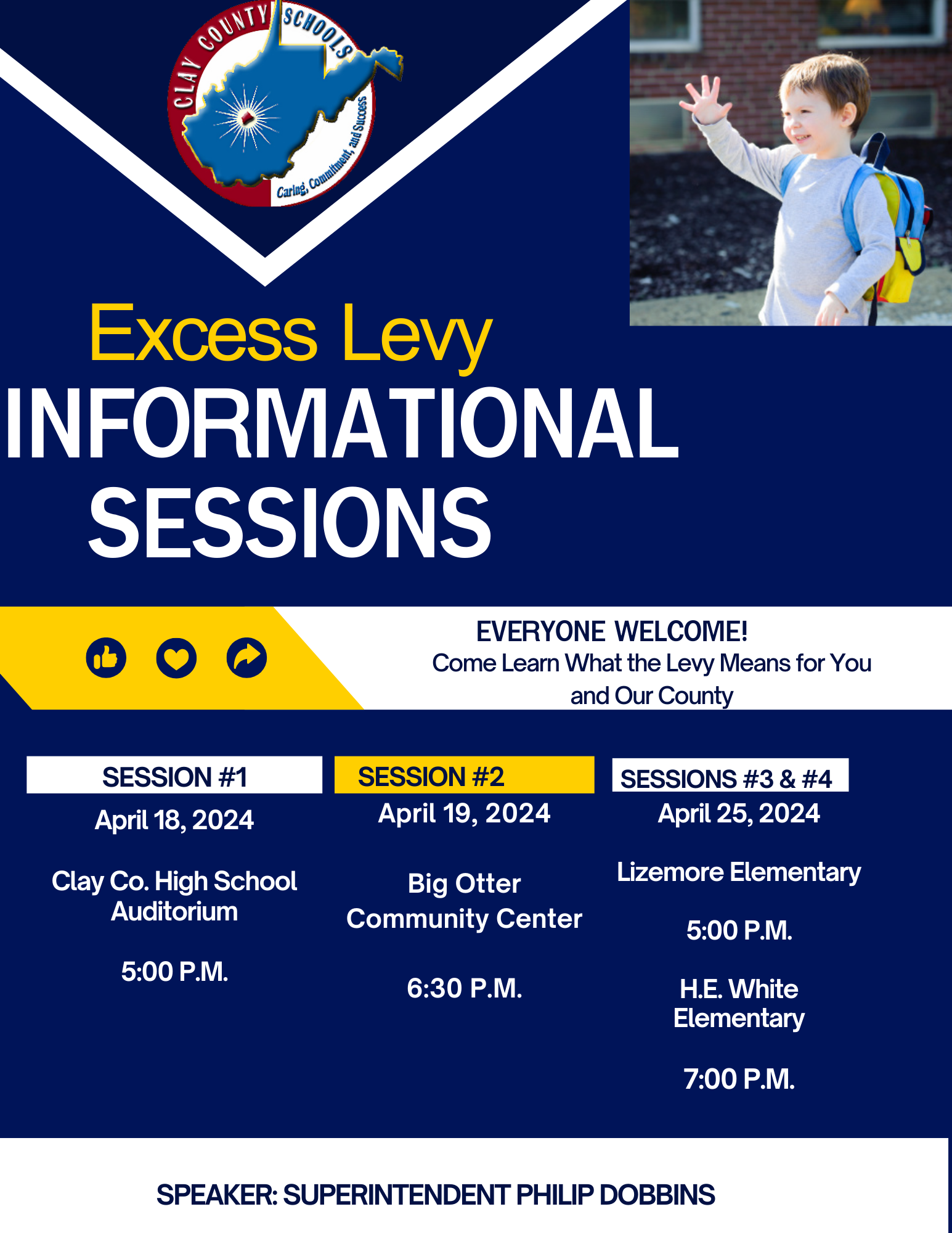Informational Sessions Flyer